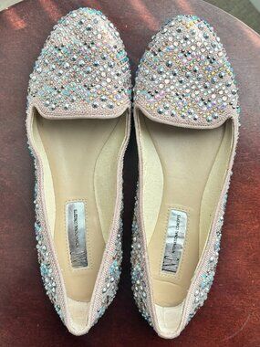 INC International Concepts Women's sequin shoes flats size 6